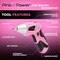 Pink Power Cordless Screwdriver Set - 3.6V Electric Screwdriver Rechargeable Screw Gun Kit - Automatic Mini Pink Drill Set for Women - Portable Small Drill Battery Powered Screwdriver LED Light